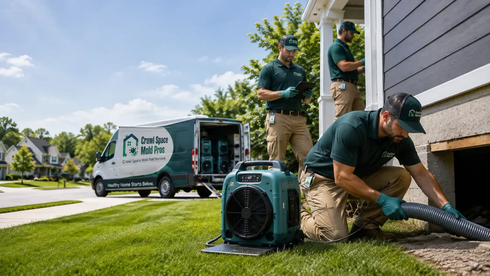 Crawl Space Mold Removal in North Monmouth, ME